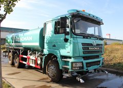 Shacman F3000 Water Sprinkler Truck, 20 cubic meter water tank volume.