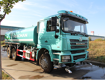 Shacman F3000 Water Sprinkler Truck, 20 cubic meter water tank volume.